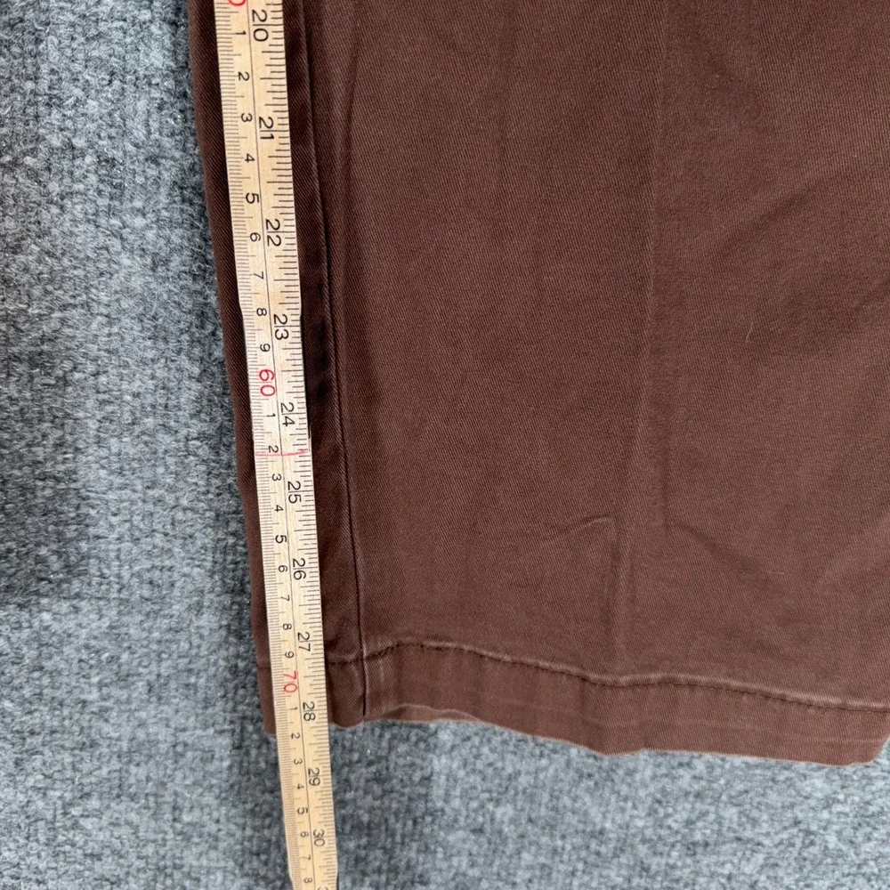 Levis XX Chino EZ Pants Mens XXL Brown Stretch Waist Tapered Casual Stretch
